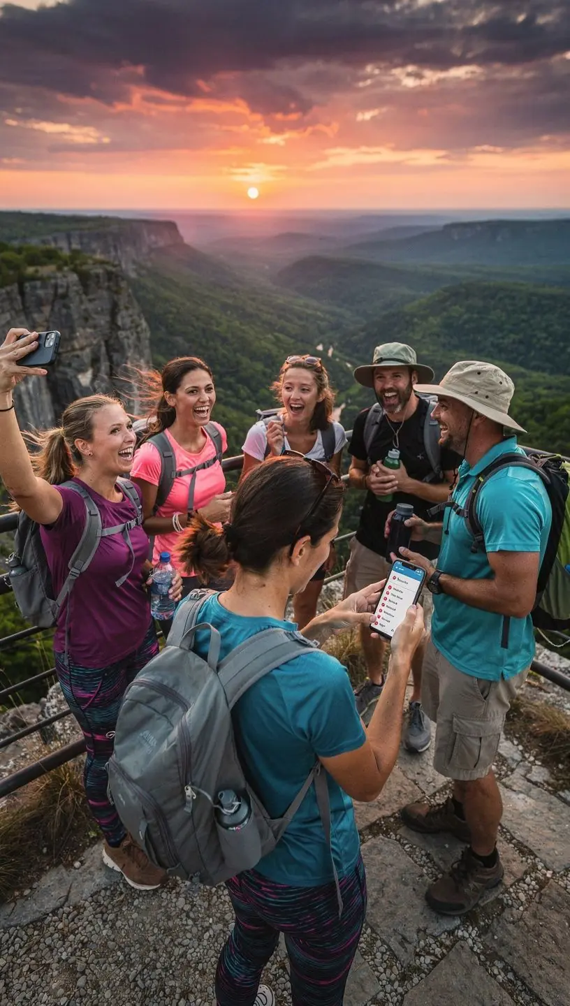 Wschód słońca nad jeziorem, tworzący magiczną atmosferę.